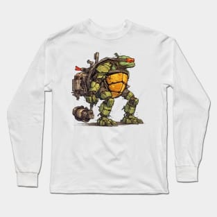 Mecha The Teenage Mutant Ninja Turtles Long Sleeve T-Shirt